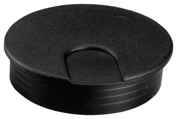 Cable Grommet, two-piece, plastic, black, 60mm - 63126301