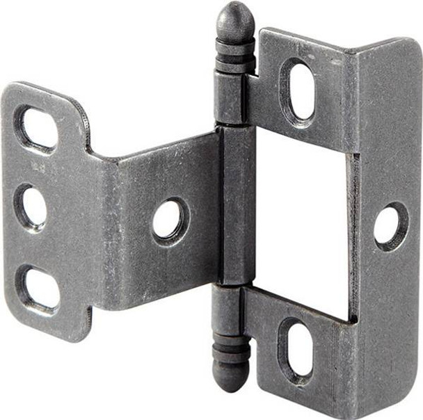 Full Wrap Non-Mortise Decorative Butt Hinge - Pewter - HAF-35186920