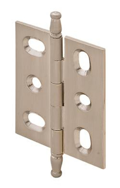 Mortised Decorative Butt Hinge - Polished Nickel - HAF-35417720