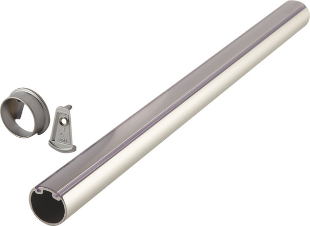 Synergy Elite Wardrobe Tibe, aluminum, matt aluminum, 1 5/16" x (35 3/4") 908mm, with supports - 80142469