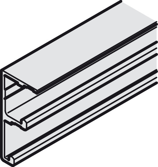 Double Running Track, EKU Combino 20/35, Aluminum, 3.5 meters - 40631903
