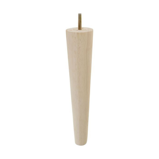 10" Round Tapered Wood Furniture Leg