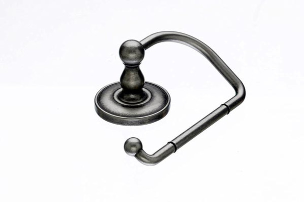 Top Knobs - Bath Tissue Hook - Antique Pewter - Plain Back Plate (TKED4APD)