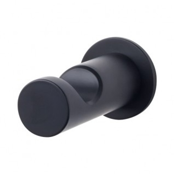 Hopewell Bath Single Hook - Flat Black (TKHOP1BLK)