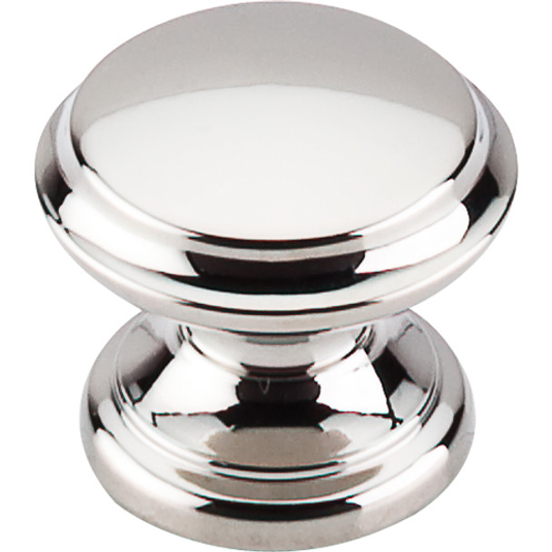 Top Knobs - Flat Top Knob  - Polished Nickel (TKM1304)