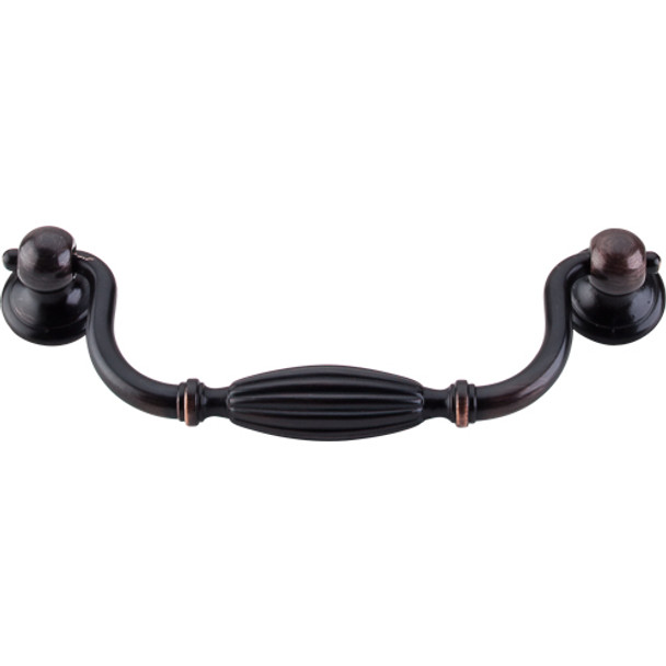 Top Knobs - Tuscany Small Drop Pull     - Tuscan Bronze (TKM1627)