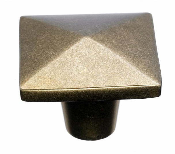 Top Knobs - Aspen Square Knob  - Light Bronze (TKM1521)