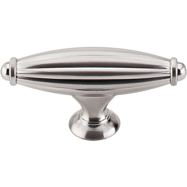 Top Knobs - Tuscany Small T-Handle   - Brushed Satin Nickel (TKM1595)