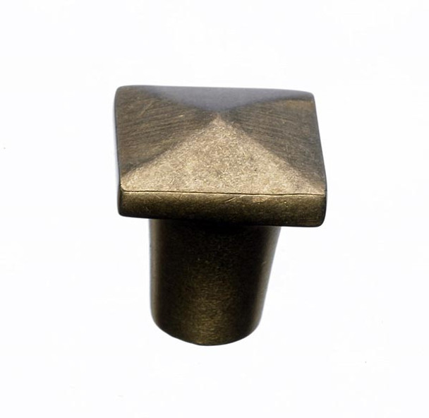 Top Knobs - Aspen Square Knob  - Light Bronze (TKM1506)