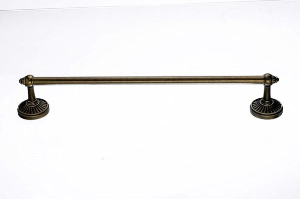 Top Knobs - Bath Single Towel Rod - German Bronze (TKTUSC8GBZ)