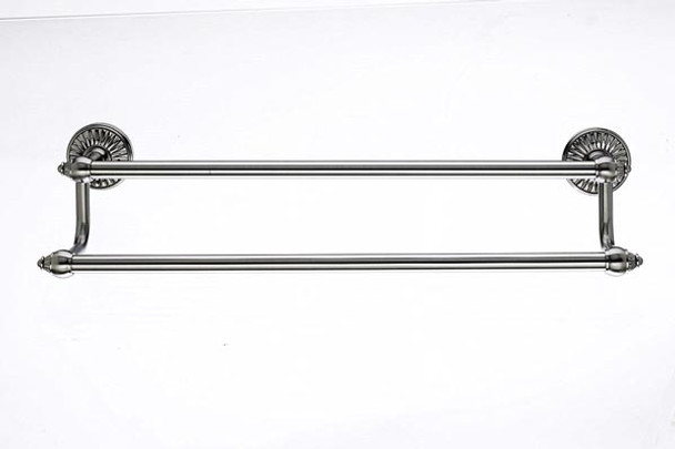 Top Knobs - Bath Double Towel Rod - Brushed Satin Nickel (TKTUSC7BSN)