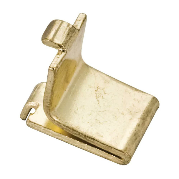 Brass Plated Shelf Clip Retail Pack.  20 Clips Per Pack