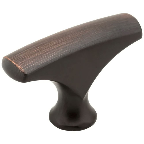 1-5/8" Diameter Zinc Die Cast Cabinet Knob.  Packaged with one 8-32 x 1" and 1-3/4" break-away screws.  Finish: Brushed Oil Rubbed Bronze