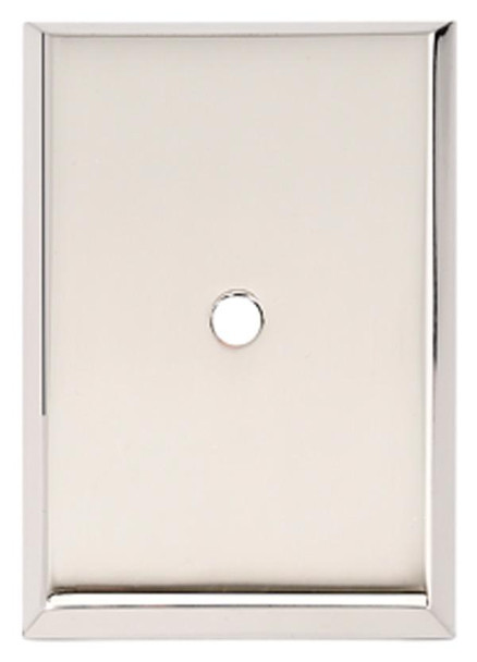 Alno | Backplate - 1 3/4" Rectangle Backplate in Polished Nickel (A610-45-PN)