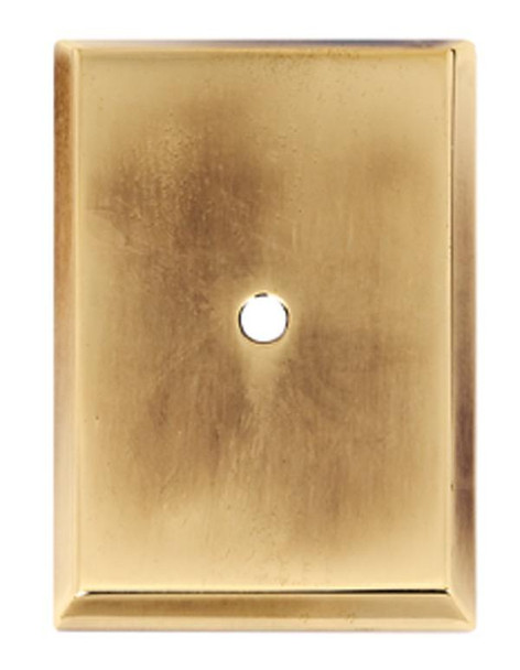 Alno | Backplate - 1 1/2" Rectangle Backplate in Polished Antique (A610-38-PA)