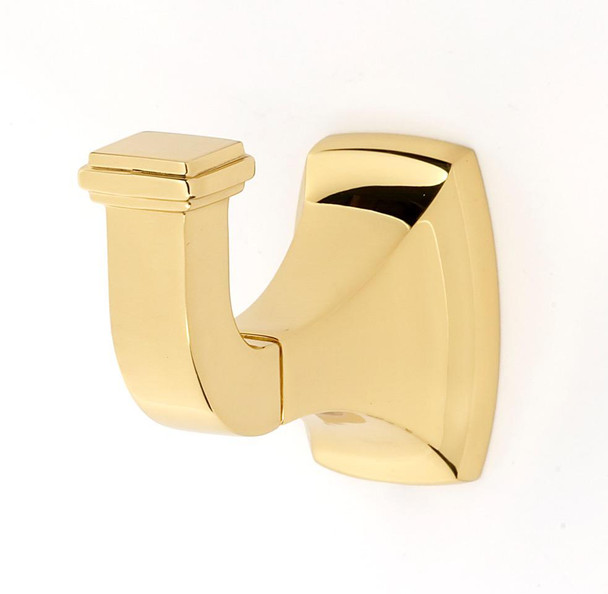 Alno | Cube - Robe Hook in Polished Brass (A6580-PB)