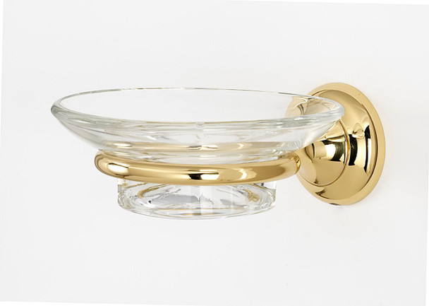 Alno | Royale - Soap Holder with Dish in Polished Brass (A6630-PB)