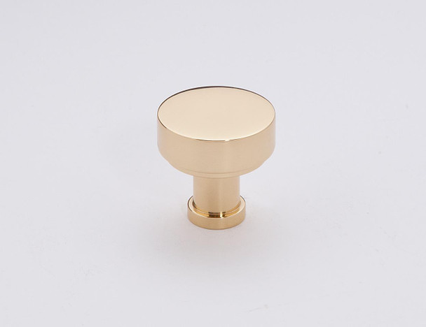 Alno | Moderne - 1" Knob in Unlacquered Brass (A716-1-PB/NL)