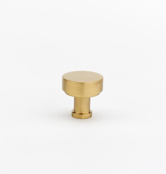 Alno | Moderne - 1" Knob in Satin Brass (A716-1-SB)