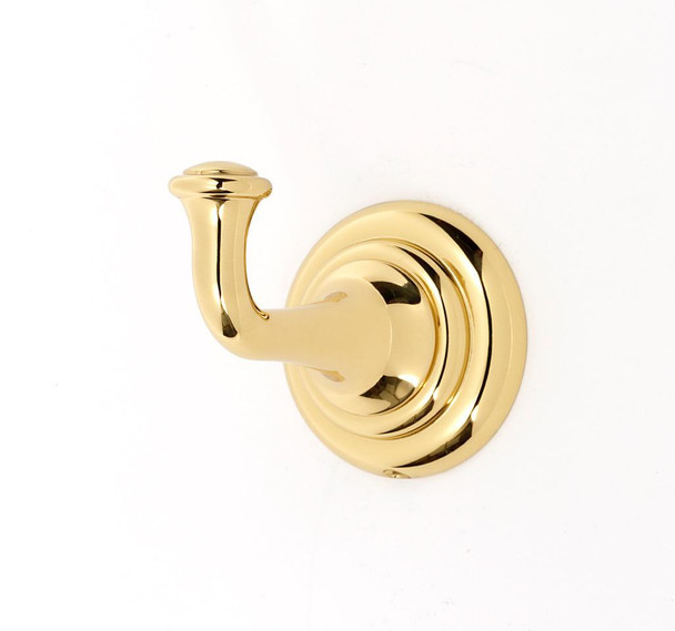 Alno | Charlie's - Robe Hook in Polished Brass (A6780-PB)