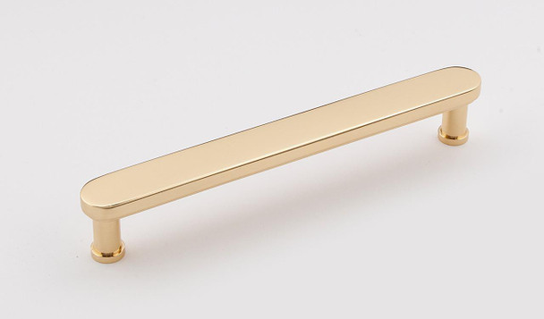 Alno | Moderne - 6" Pull in Unlacquered Brass (A717-6-PB/NL)