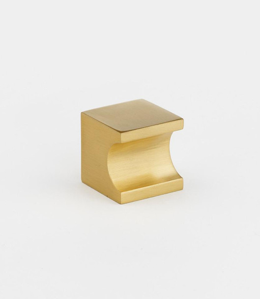 Alno | Contemporary Knobs - 1" Knob in Satin Brass (A853-1-SB)