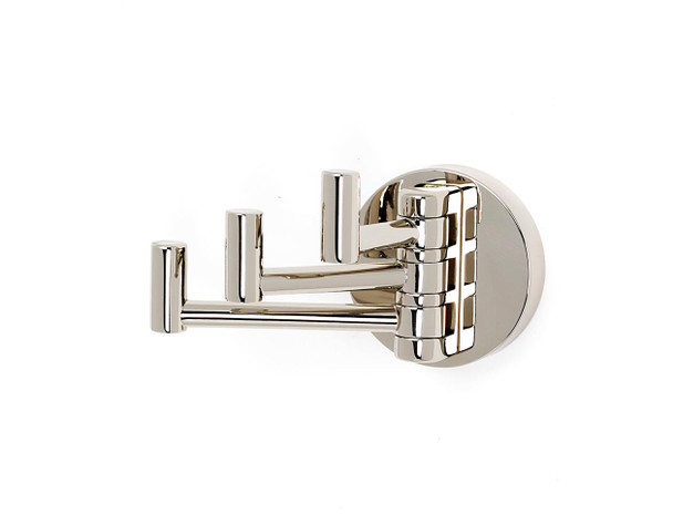 Alno | Contemporary I - Swivel Robe Hook in Polished Nickel (A8385-PN)