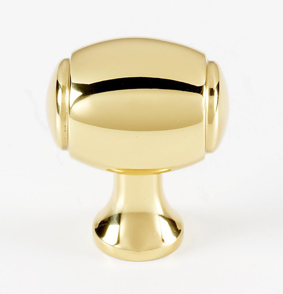 Alno | Royale - 1" Barrel Knob in Polished Brass (A981-1-PB)