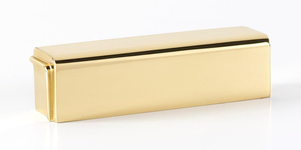 Alno | Cube - 3" Cup Pull in Polished Brass (A986-3-PB)