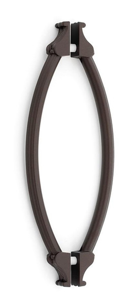 Alno | Fiore - 8" Back To Back Pulls in Chocolate Bronze (G1476-8-CHBRZ)