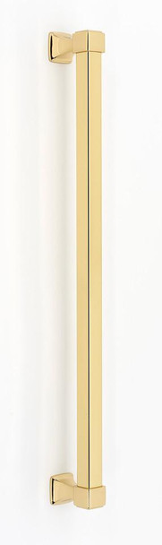 Alno | Cube - 18" Appliance / Drawer Pull in Polished Brass (D985-18-PB)