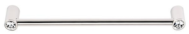 Alno | Contemporary Crystal - 8" Crystal Pull in Polished Nickel (CD715-8-PN)