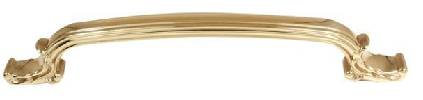 Alno | Ornate - 8" Appliance Pull in Unlacquered Brass (D3650-8-PB/NL)