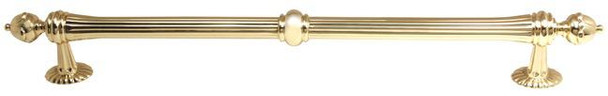 Alno | Ornate - 18" Appliance Pull in Polished Brass (D6929-18-PB)