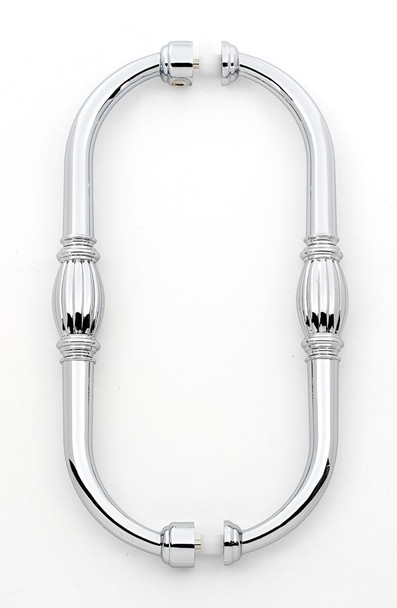 Alno | Tuscany - 8" Back To Back Pull in Polished Chrome (G234-8-PC)