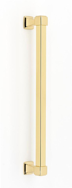 Alno | Cube - 12" Appliance / Drawer Pull in Polished Brass (D985-12-PB)