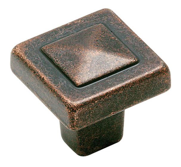 Amerock FORGINGS 1 1/8" Square Knob (AMR-BP4429-RBZ)