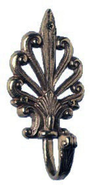 Antique Brass European Robe Hook (BAB04C5280AB)