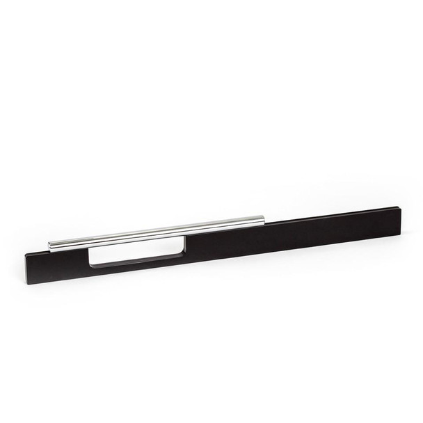 PULL 160MM BLACK/POLISHED CHROME (BER-9452-1000-C)