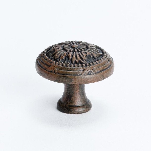 KNOB TRADITIONAL 32MM RUST GLAZE (BER-8254-1RGZ-P)