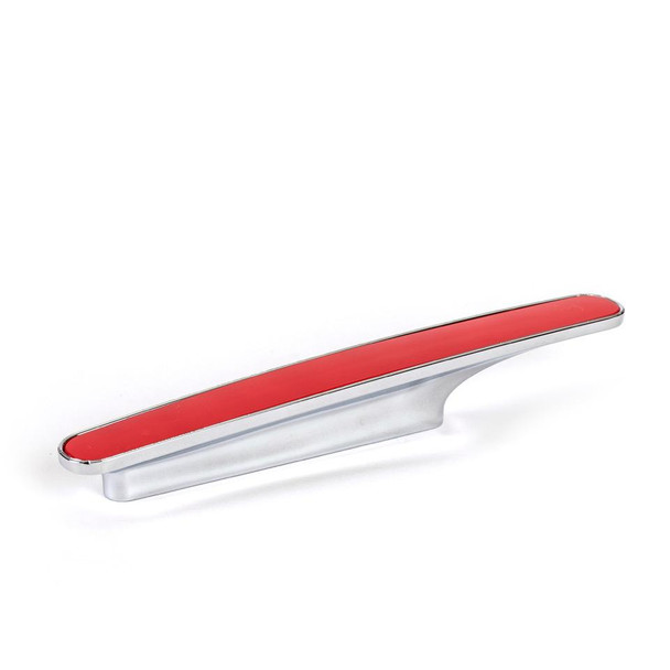 PULL 96MM POLISHED CHROME/RED (BER-9691-4000-C)
