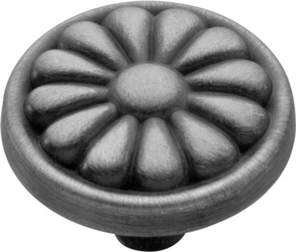 1-1/4 In. Newport Satin Pewter Antique Cabinet Knob (BPP531-SPA)