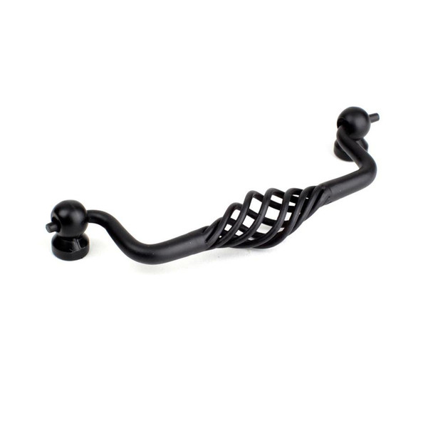 Orleans - Wrought Iron, 5" cc Bail Pull, Matte Black (CENT44038-MB)