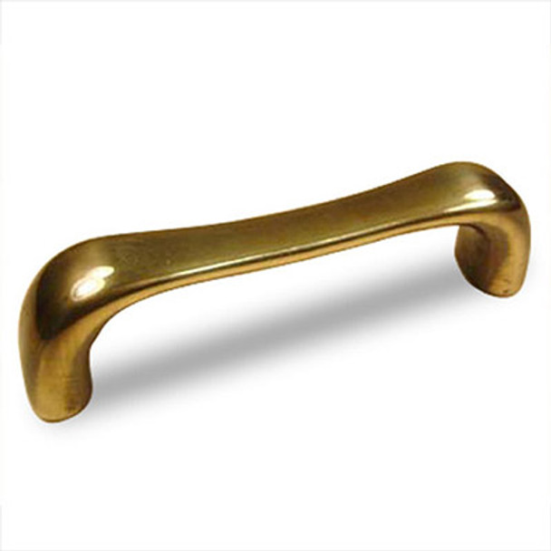 Plymouth - Premium Solid Brass, Pull, 3" cc Polished Antique (CENT13033-PA)