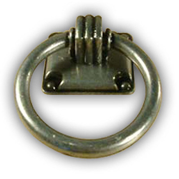 Rio - Zinc Die Cast, Ring Pull, Weathered Pewter (CENT24619-WP)
