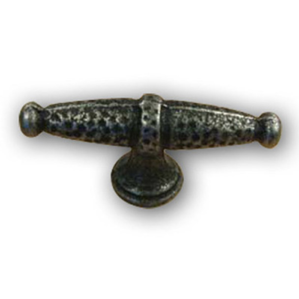 Savannah - Wrought Iron, 2-3/8" dia. T-Knob, Wrought Iron (CENT45109-WI)