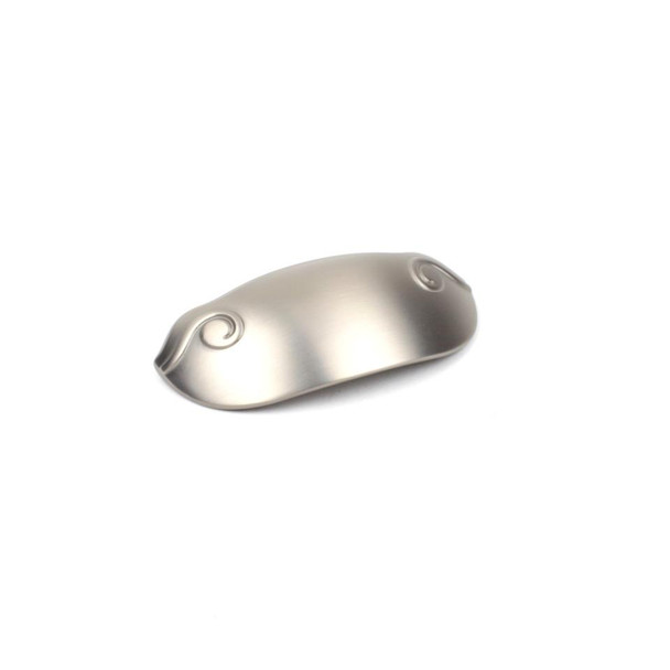 Volute 3" cc zinc die cast cup pull in Dull Satin Nickel (CENT24963-DSN)