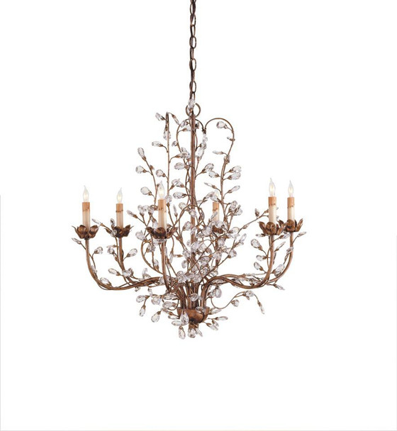 Crystal Bud Chandelier, Medium (CRY-9882)