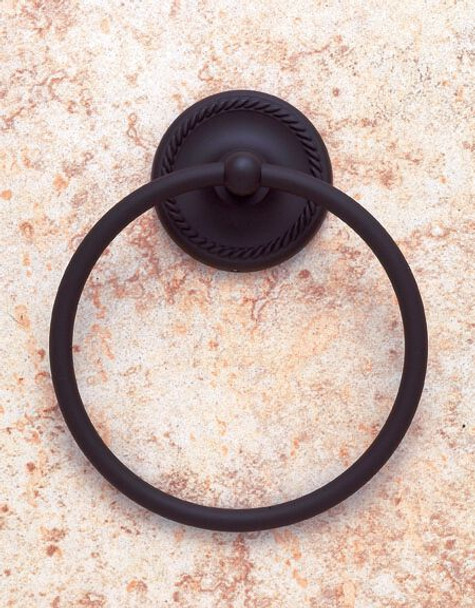 Oil Rubbed Bronze Finish Towel Ring, Concealed Screw(JVJ20606)