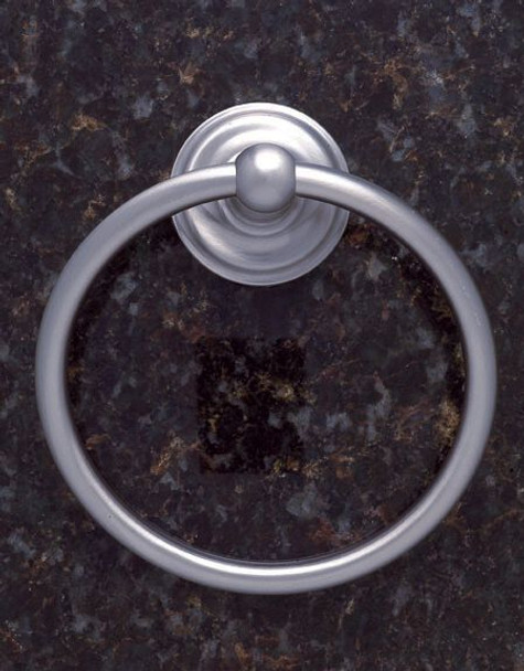 Satin Nickel Finish Towel Ring, Concealed Screw(JVJ22306)